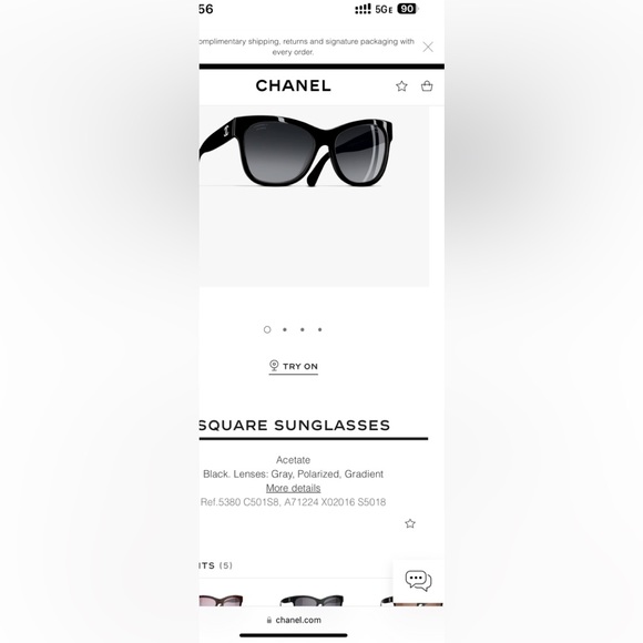 Black Chanel sunglasses - Picture 13 of 14